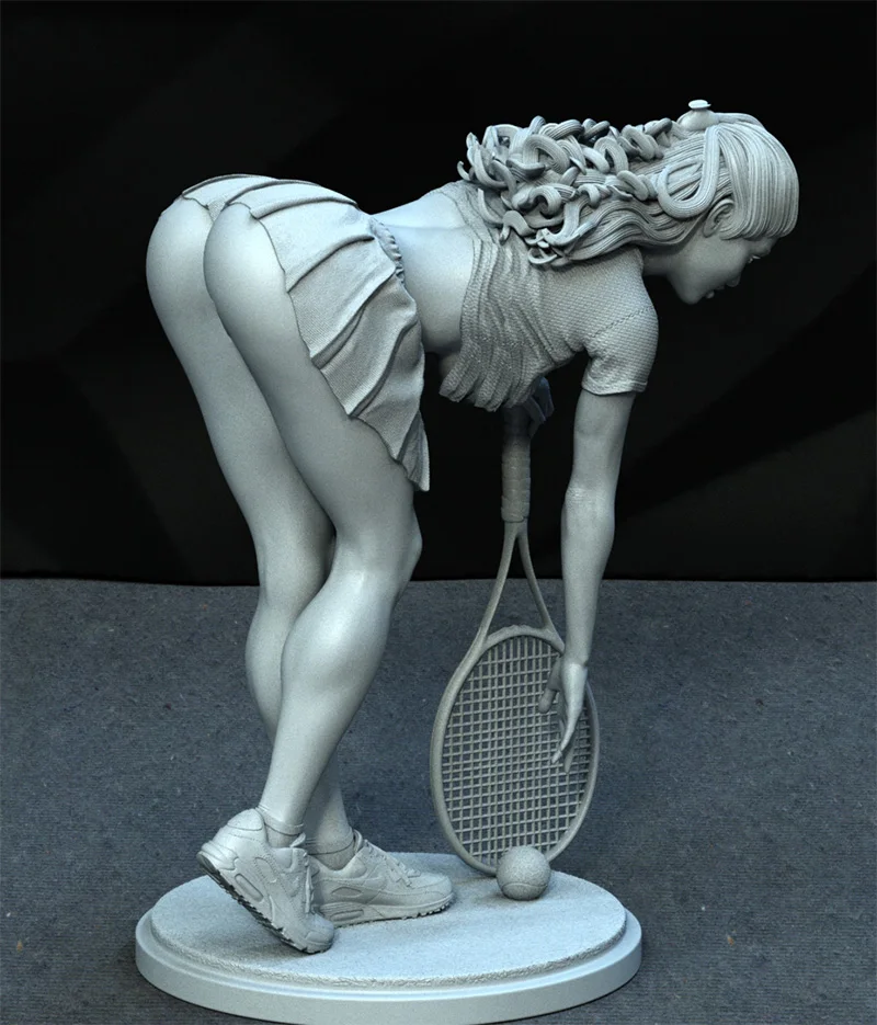 Badminton In English - 1/24 1/18 เรซิ่นชุดเทนนิสตุ๊กตาสาว Unpainted ไม่มีสี RW-1278