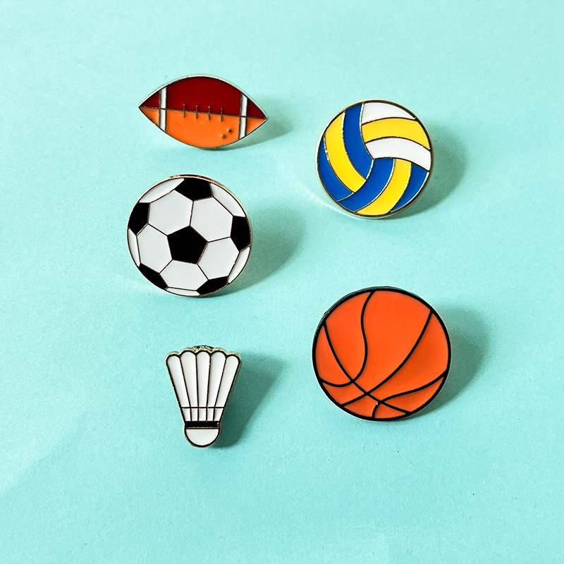 การ์ตูนกีฬา Ball เข็มกลัดชุดฟุ - Badminton Icon บทวิจารณ์และราคา