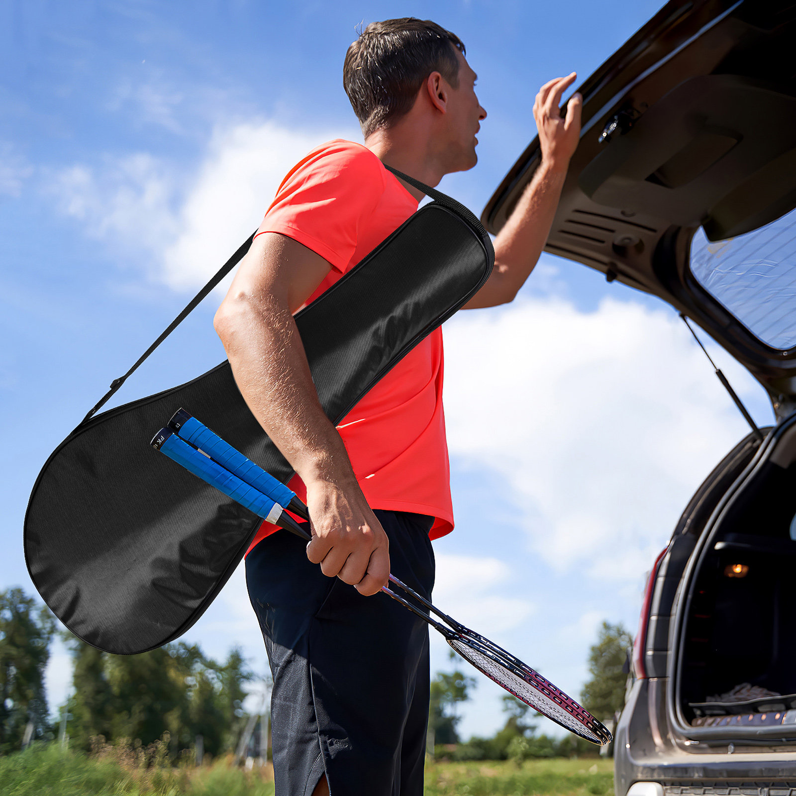 กระเป๋าแบดมินตันกลางแจ้ง กระเป - Badminton Outdoor บทวิจารณ์และราคา