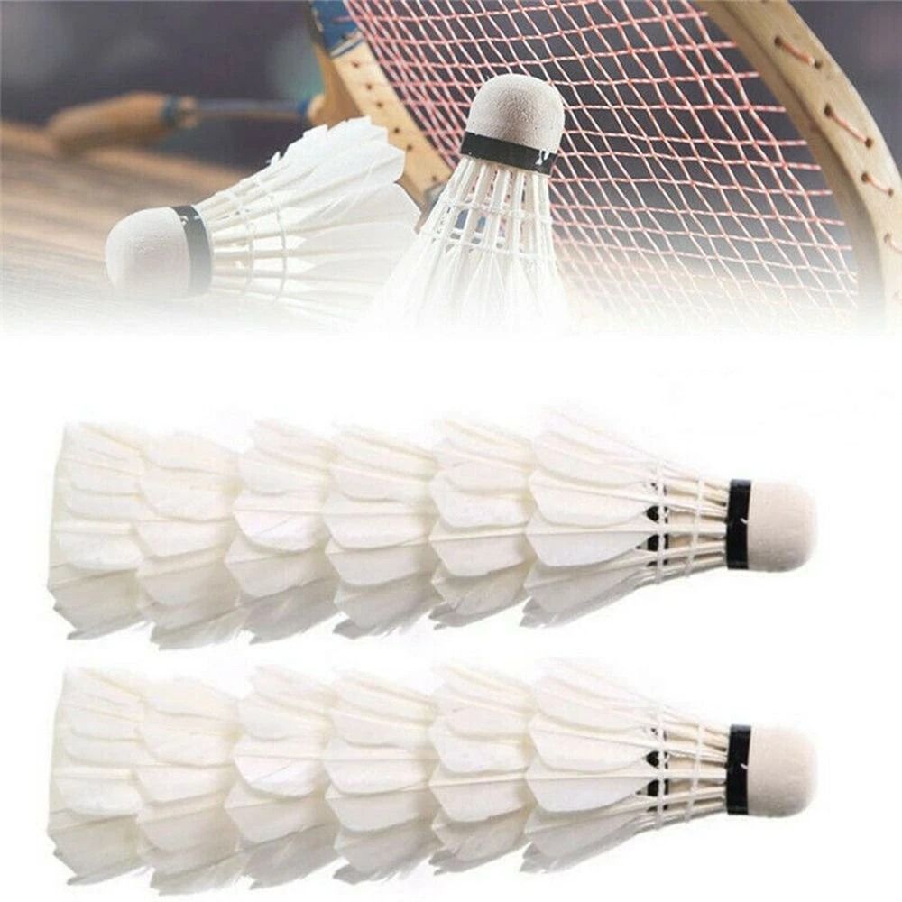 3/6/12 ชิ้น ลูกแบดมินตันสีขาวแ - Badminton Event บทวิจารณ์และราคา