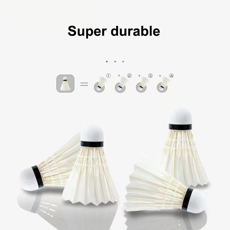 ลูกขนไก่แบดมินตัน 3/6 ชิ้น ขนน - Badminton Event บทวิจารณ์และราคา