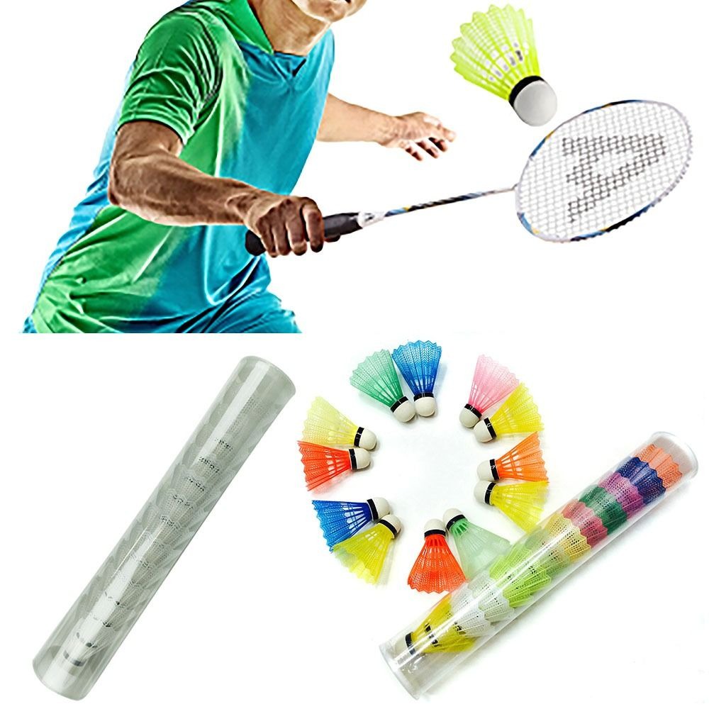ลูกแบดมินตันกันลม6/12ชิ้นลูกโฟ - Badminton Event บทวิจารณ์และราคา