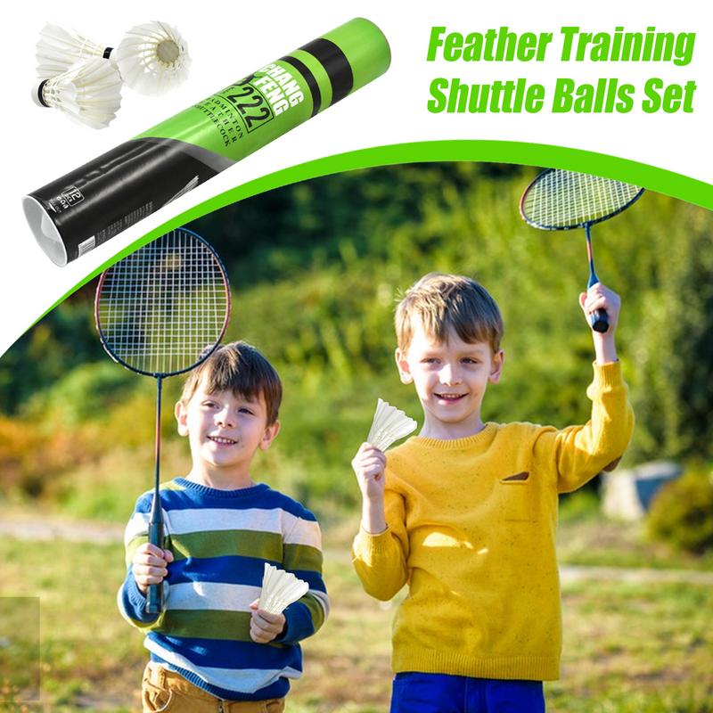 ลูกแบดมินตันขนเป็ด 12 ลูก ทนทา - Badminton Event บทวิจารณ์และราคา