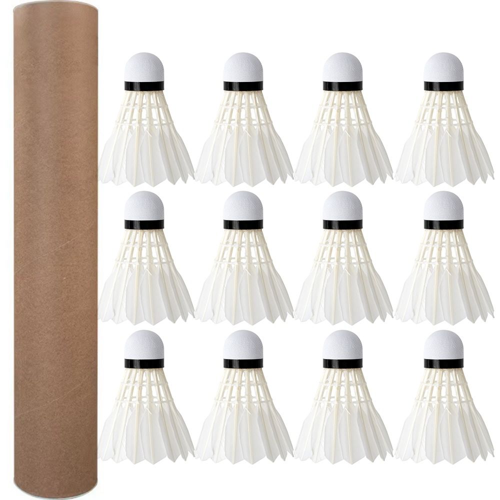 ลูกขนไก่แบดมินตันสีขาวใหม่ 3/6 - Badminton Event บทวิจารณ์และราคา