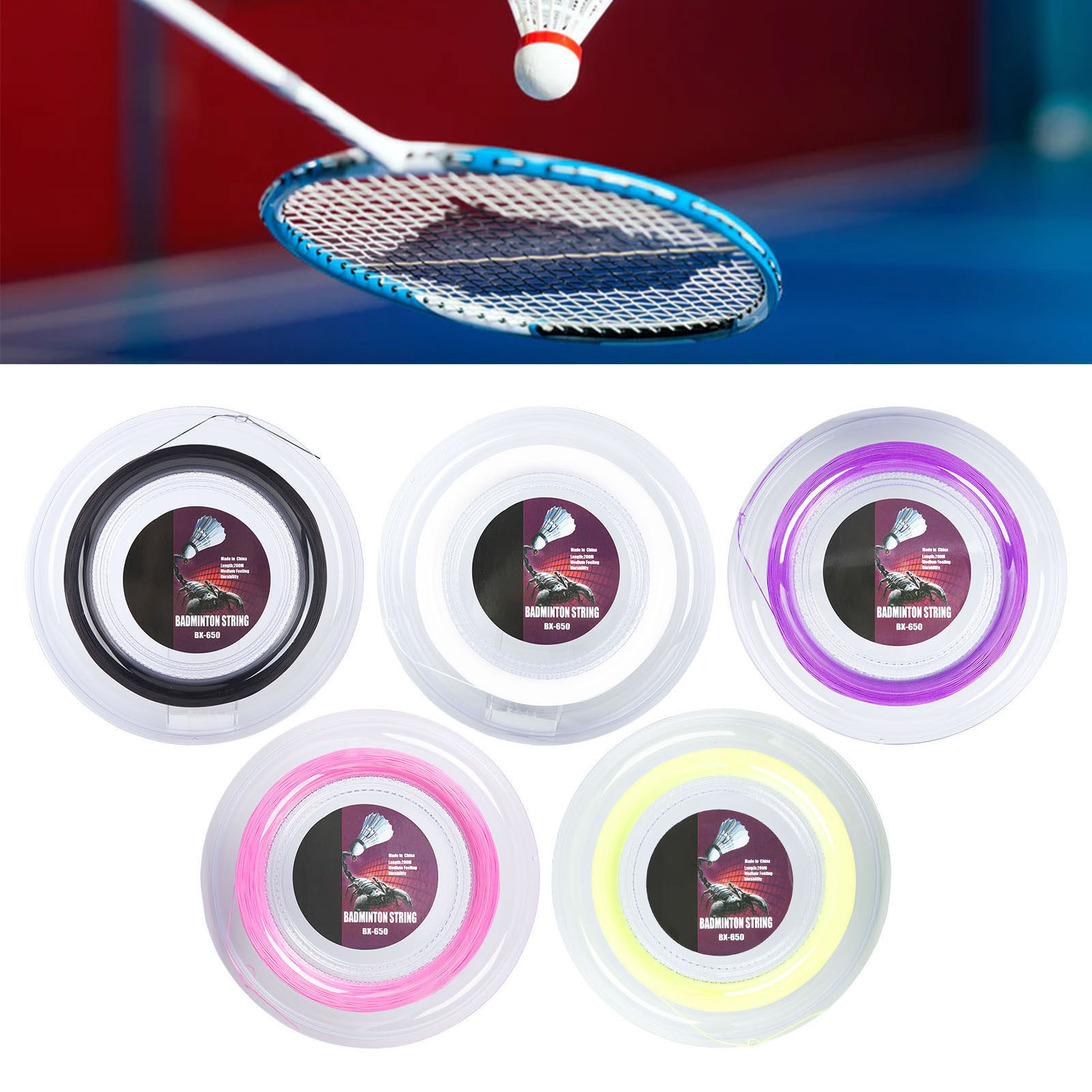 เอ็นไม้แบดมินตันขนาด 0.72 มม.  - Badminton Match บทวิจารณ์และราคา